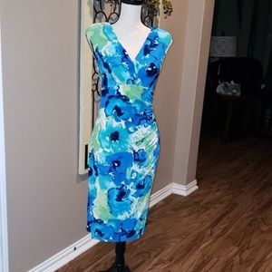 Lauren Ralph Lauren-Green and Blue-Size 4